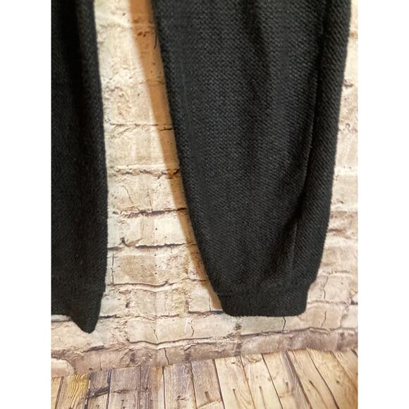 Offline by Aerie Jogger Pants Womens Small Black Popcorn Knit Lounge Wear Cotton - Picture 8 of 16